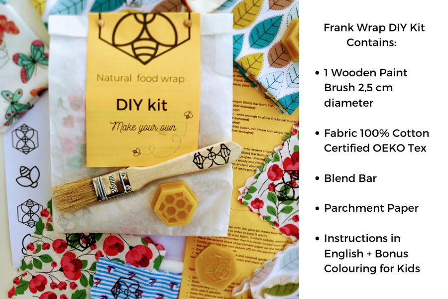 How to make your own natural food wrap with Frank Wrap DIY Kit